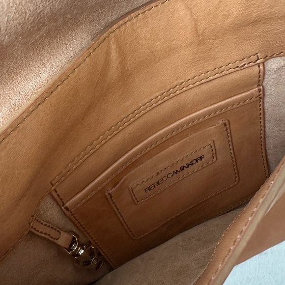 Rebecca Minkoff Cheetah Oversized Leather Envelope Clutch Bag - Picture 5 of 13